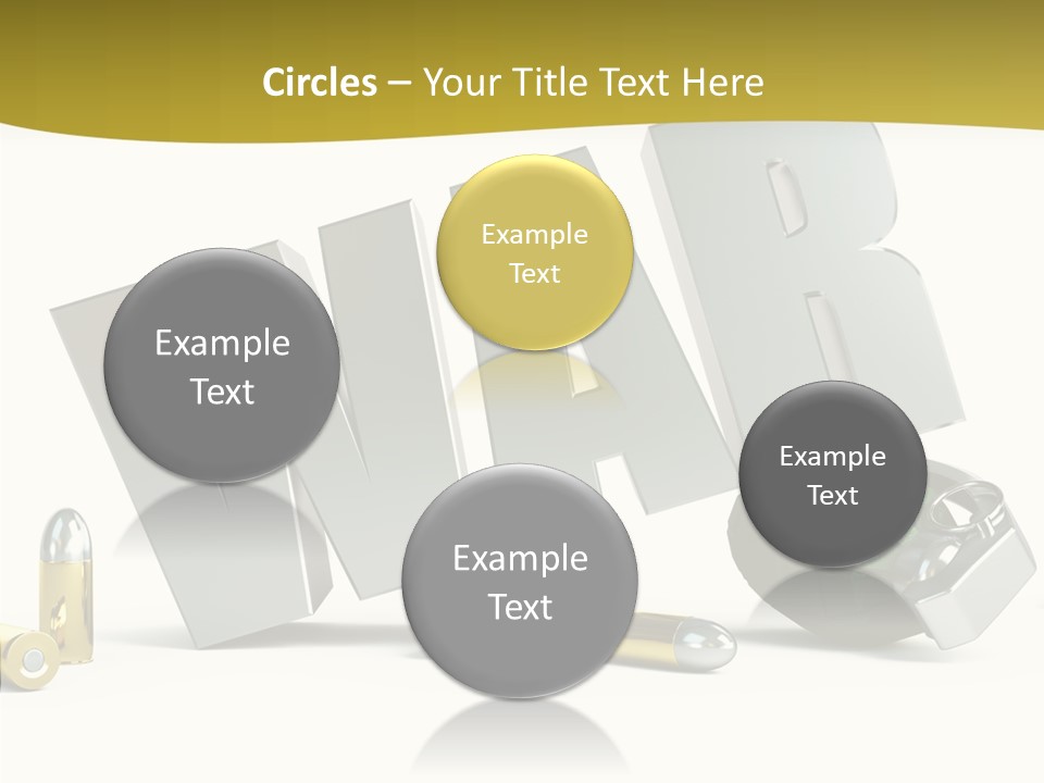 White Equipment Objects PowerPoint Template