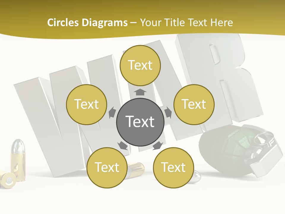 White Equipment Objects PowerPoint Template