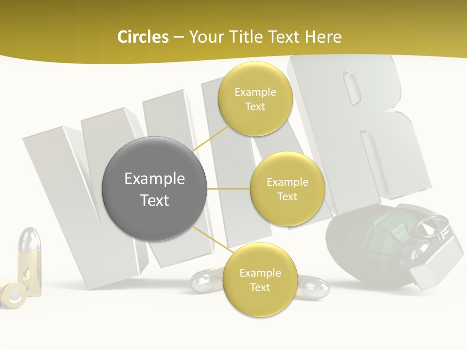 White Equipment Objects PowerPoint Template