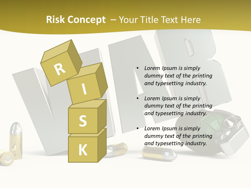 White Equipment Objects PowerPoint Template