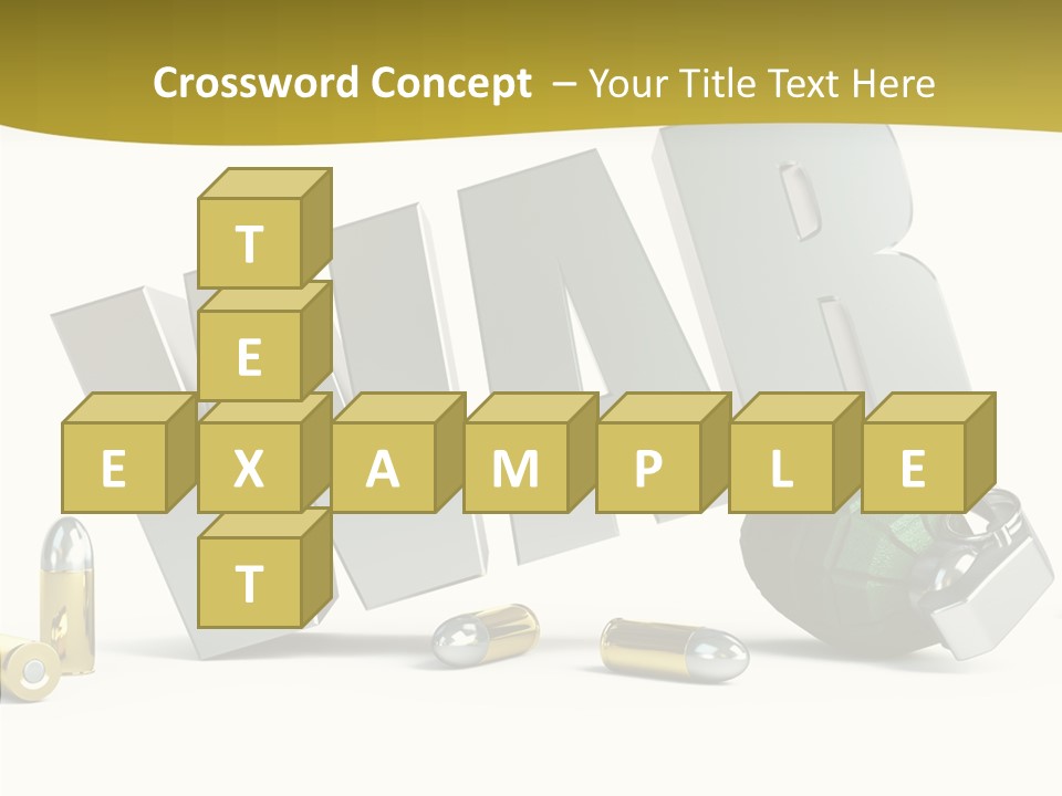 White Equipment Objects PowerPoint Template