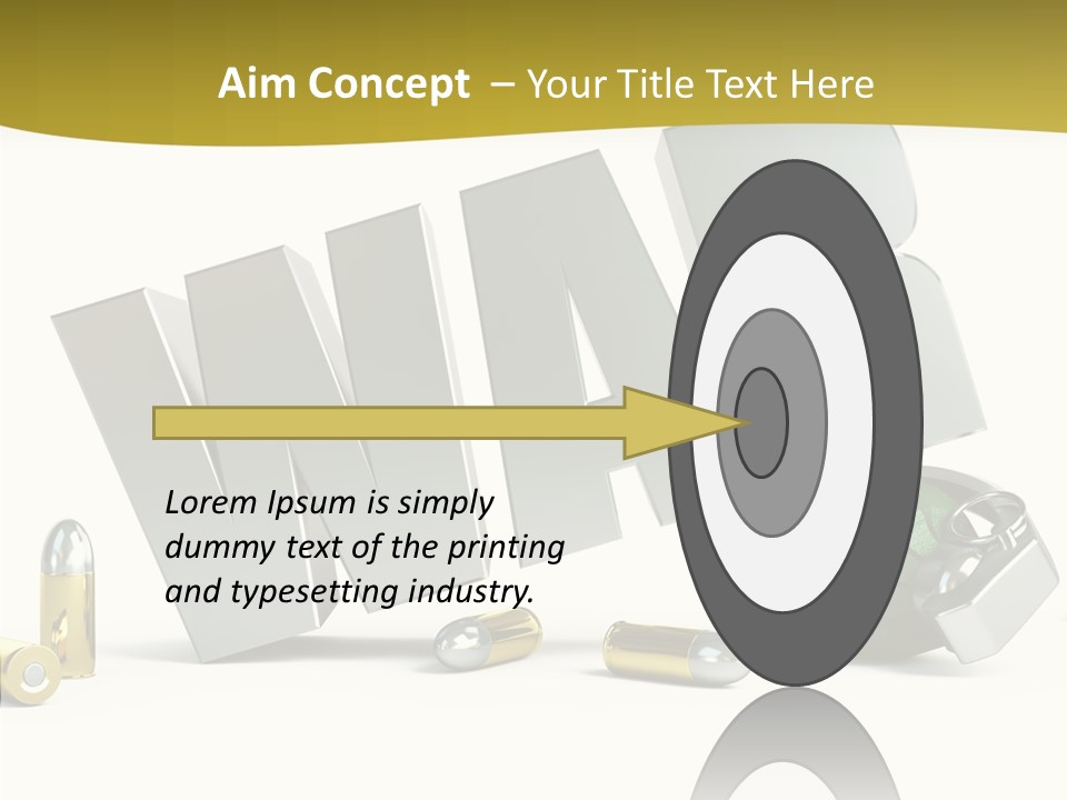 White Equipment Objects PowerPoint Template