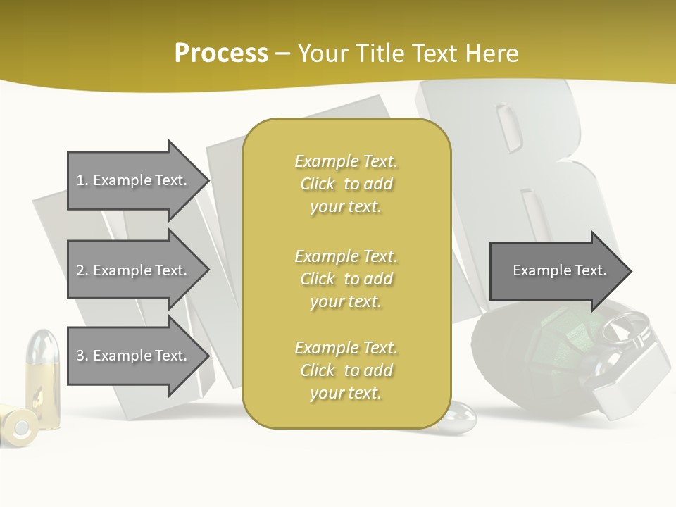 White Equipment Objects PowerPoint Template