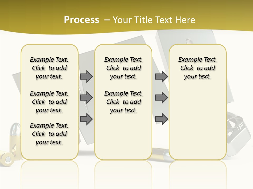 White Equipment Objects PowerPoint Template
