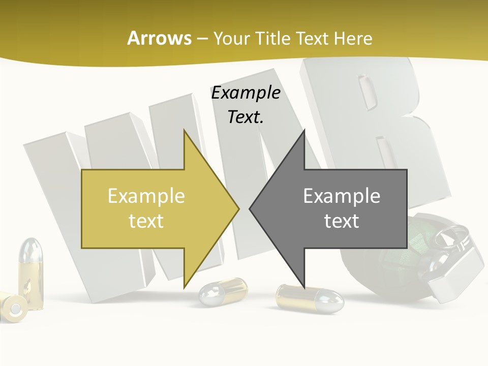 White Equipment Objects PowerPoint Template