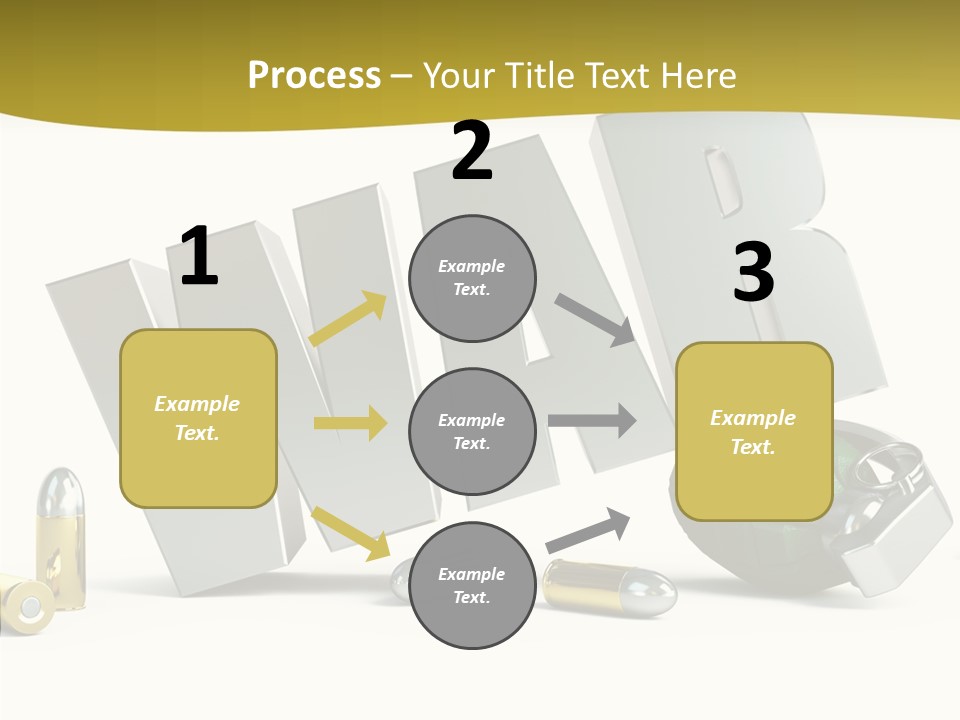 White Equipment Objects PowerPoint Template