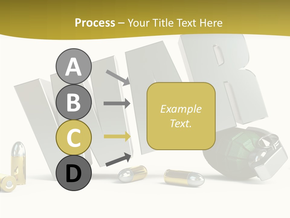 White Equipment Objects PowerPoint Template