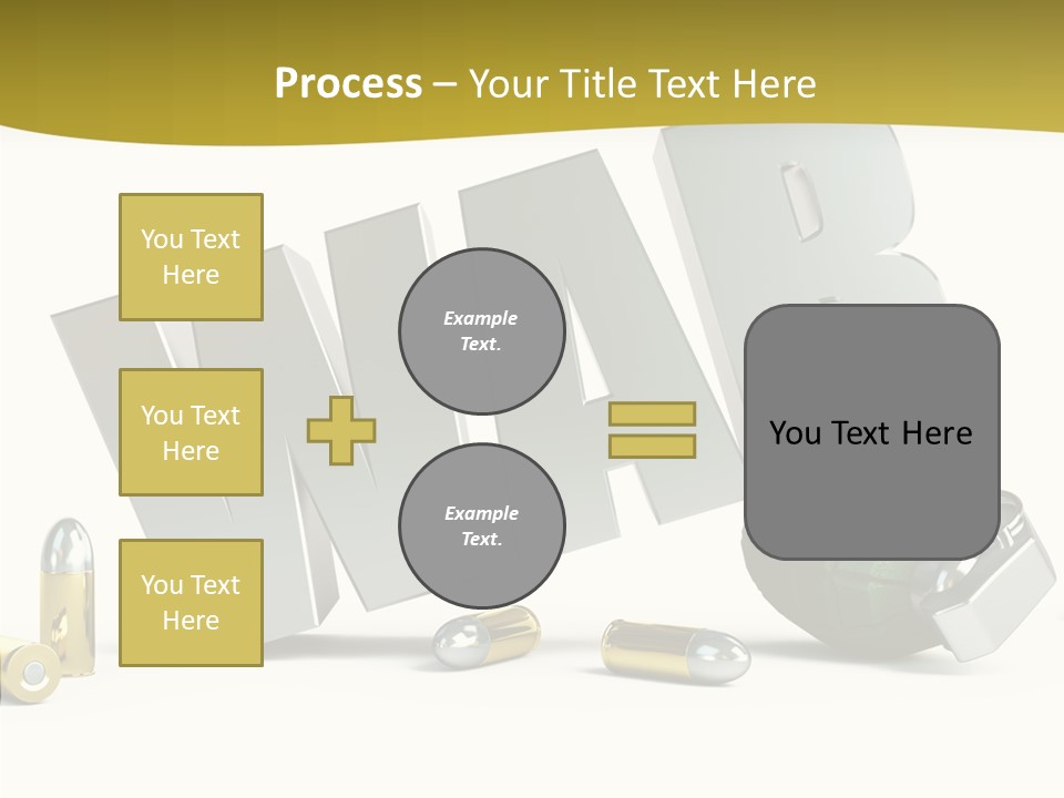 White Equipment Objects PowerPoint Template