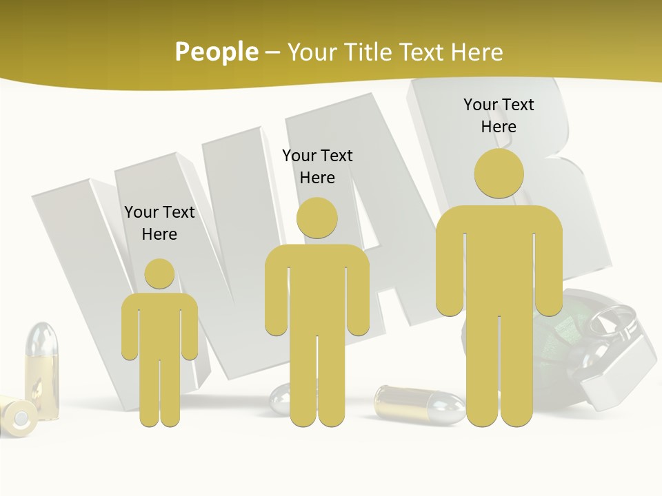 White Equipment Objects PowerPoint Template