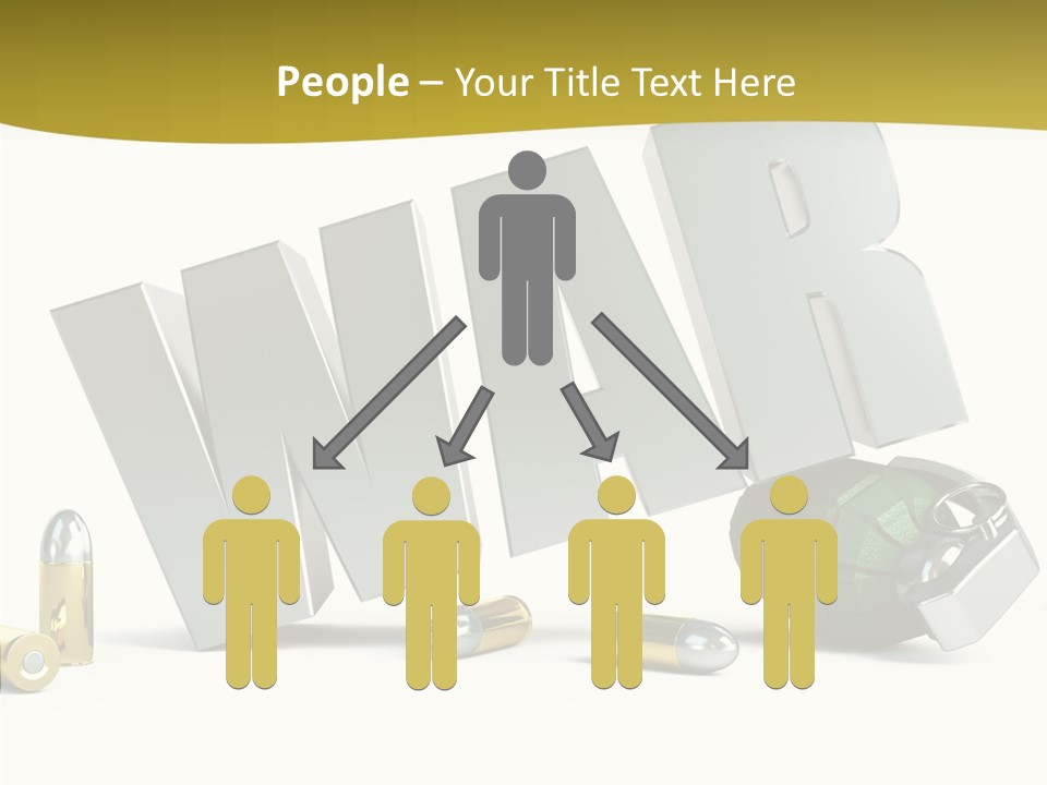 White Equipment Objects PowerPoint Template