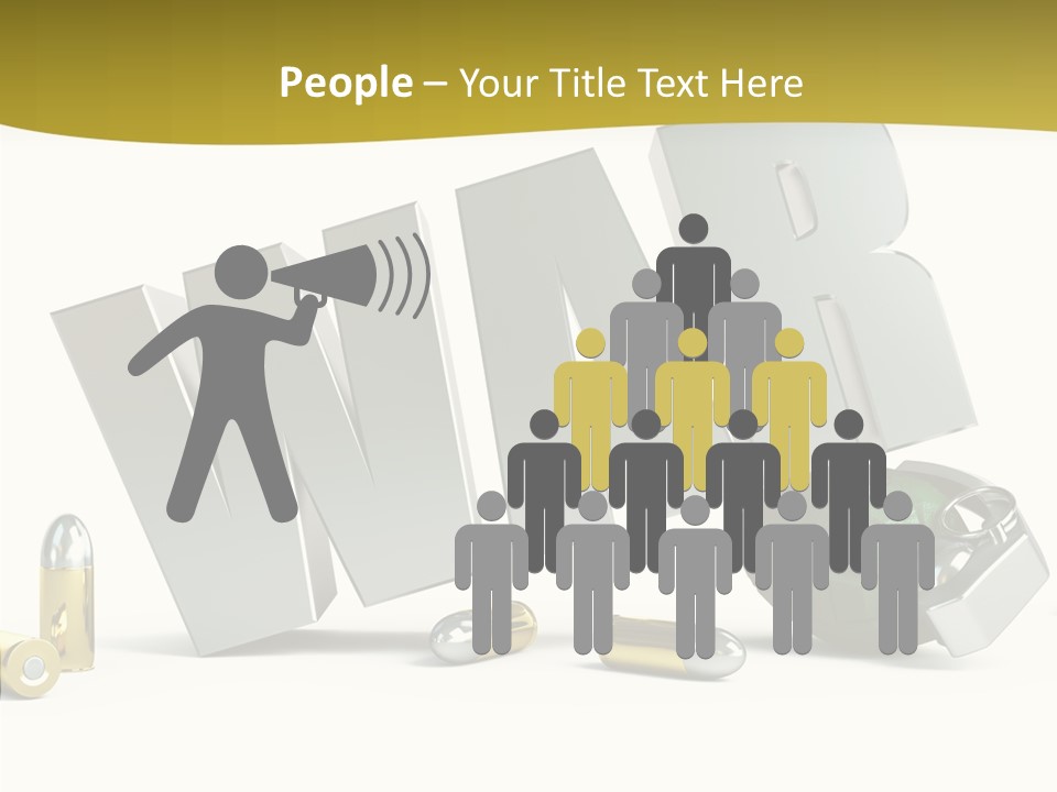 White Equipment Objects PowerPoint Template