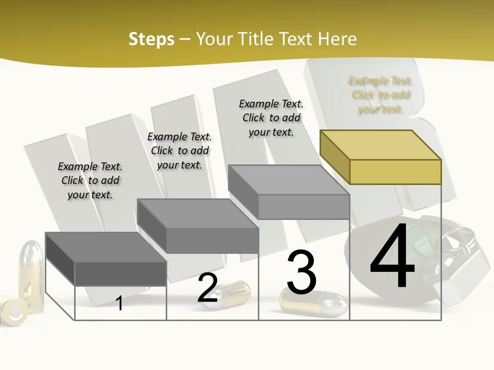 White Equipment Objects PowerPoint Template