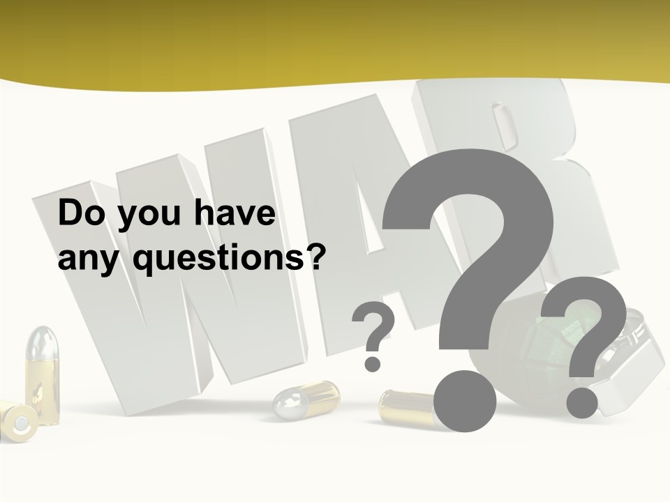 White Equipment Objects PowerPoint Template