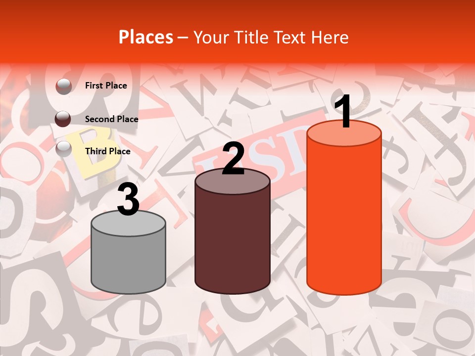 Letters Conditions Cataloger PowerPoint Template