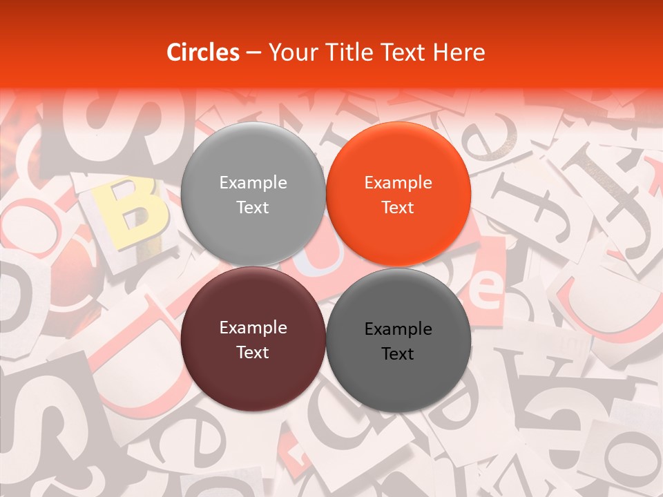 Letters Conditions Cataloger PowerPoint Template