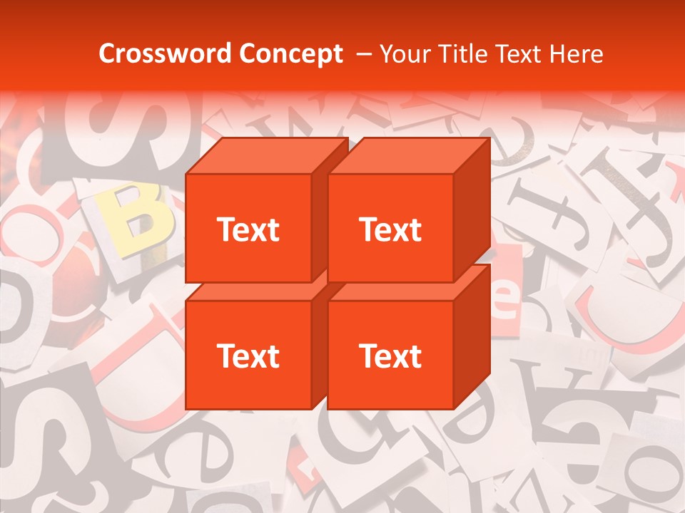 Letters Conditions Cataloger PowerPoint Template