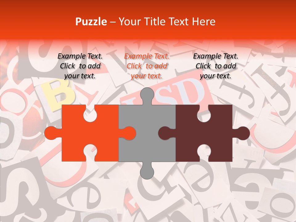 Letters Conditions Cataloger PowerPoint Template