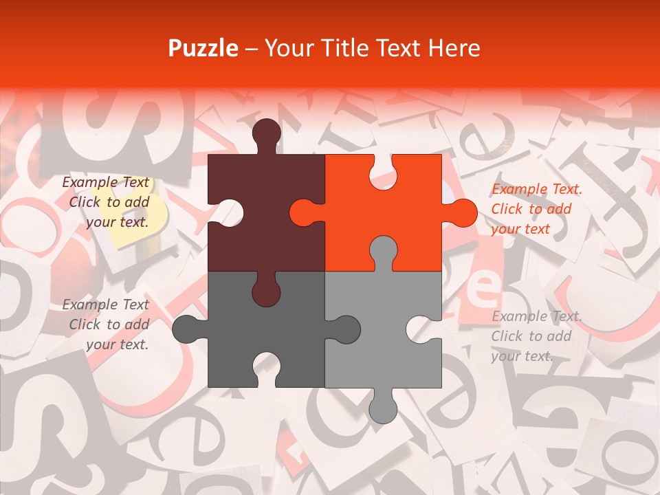 Letters Conditions Cataloger PowerPoint Template