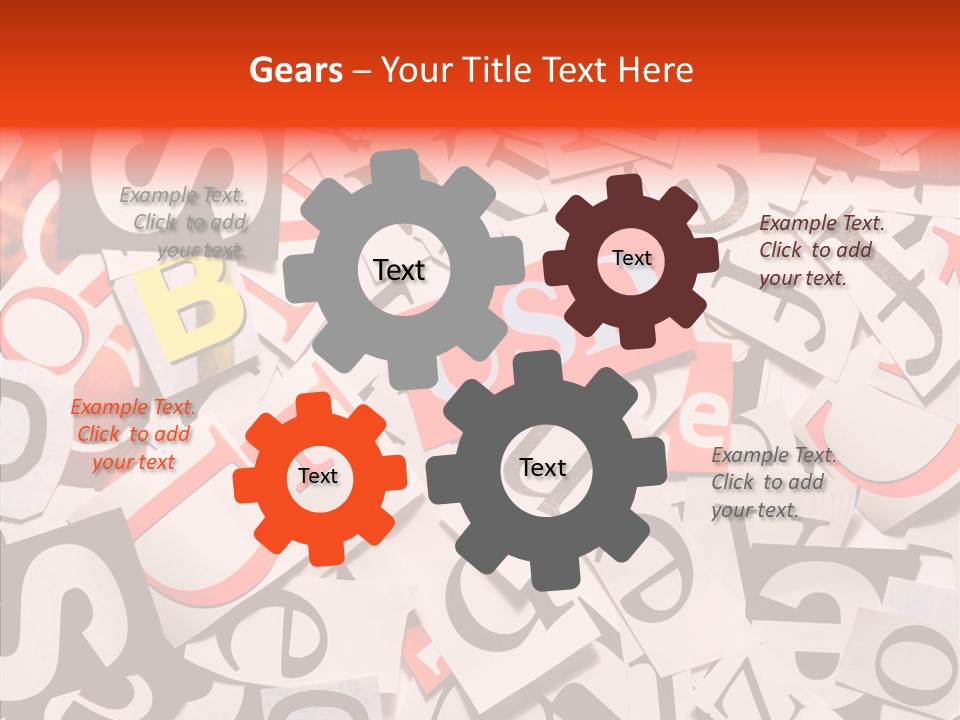 Letters Conditions Cataloger PowerPoint Template