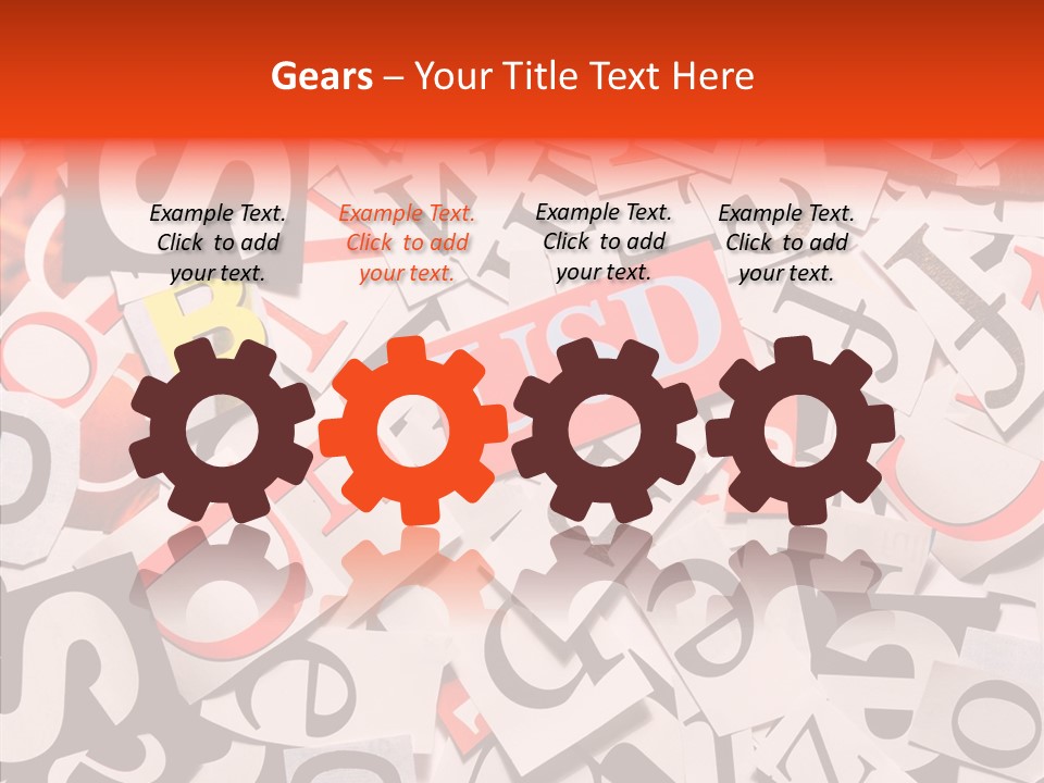 Letters Conditions Cataloger PowerPoint Template