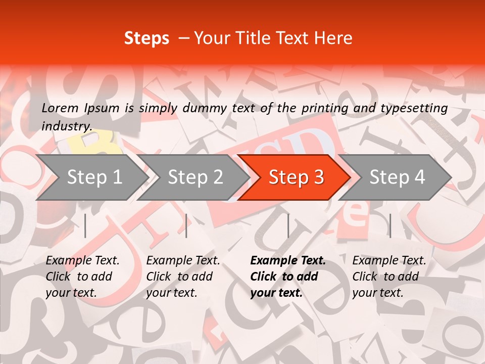 Letters Conditions Cataloger PowerPoint Template
