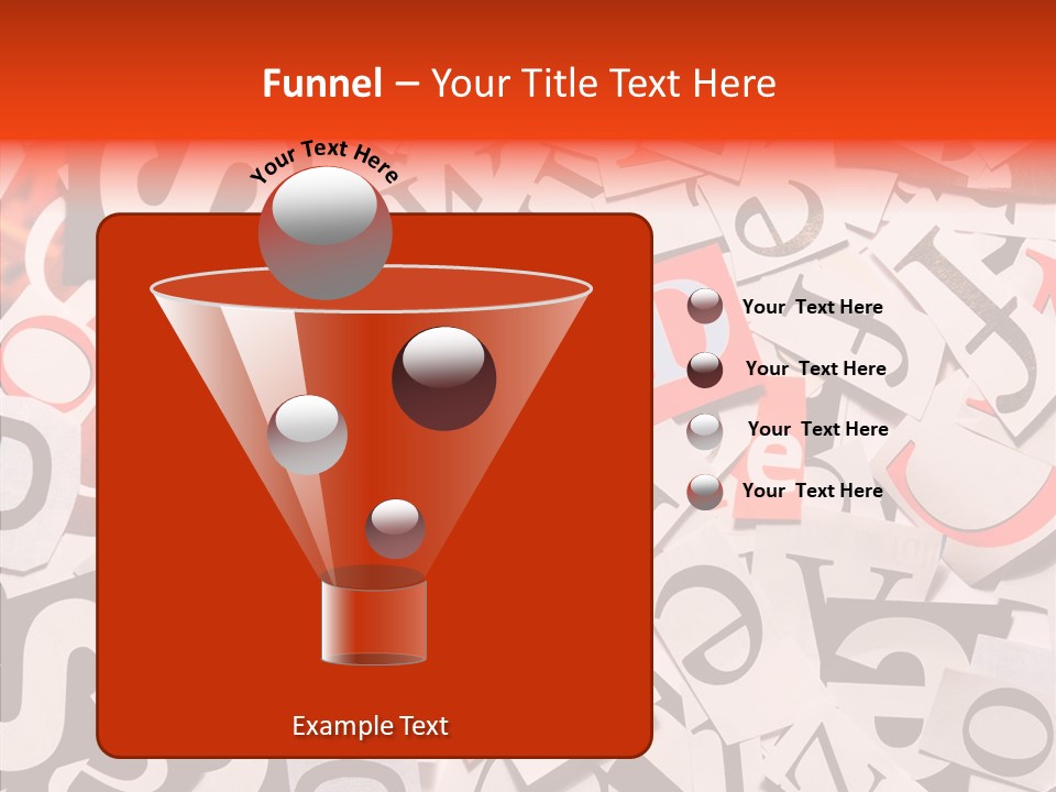 Letters Conditions Cataloger PowerPoint Template