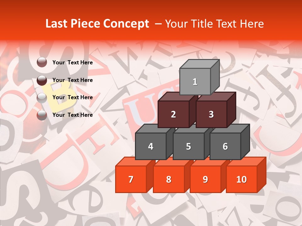 Letters Conditions Cataloger PowerPoint Template