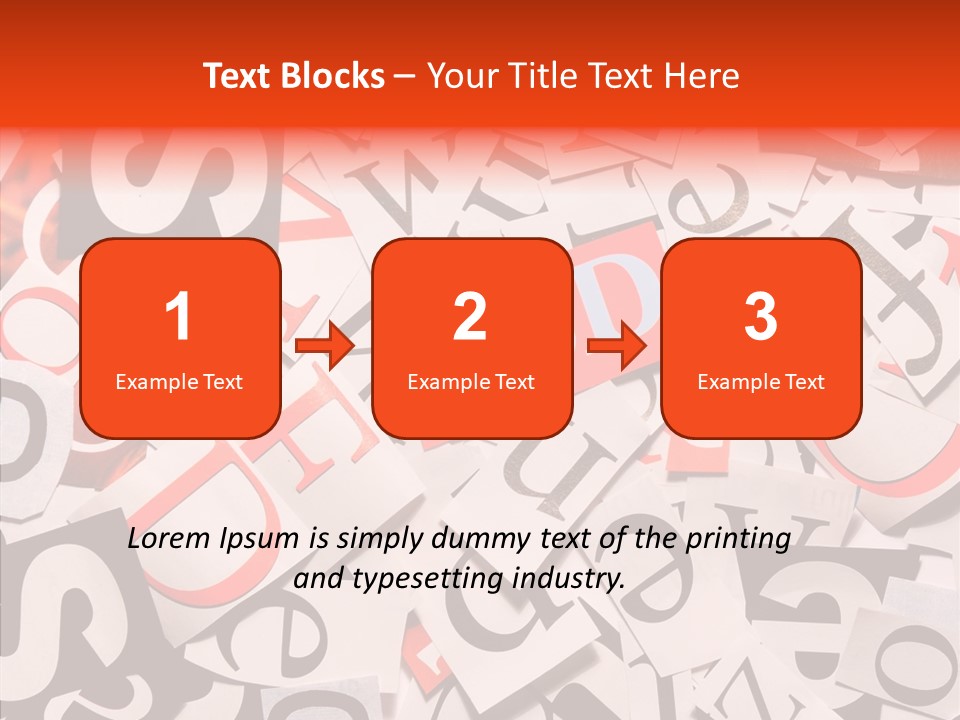Letters Conditions Cataloger PowerPoint Template