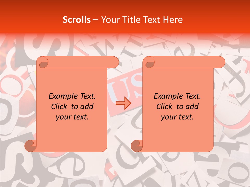 Letters Conditions Cataloger PowerPoint Template