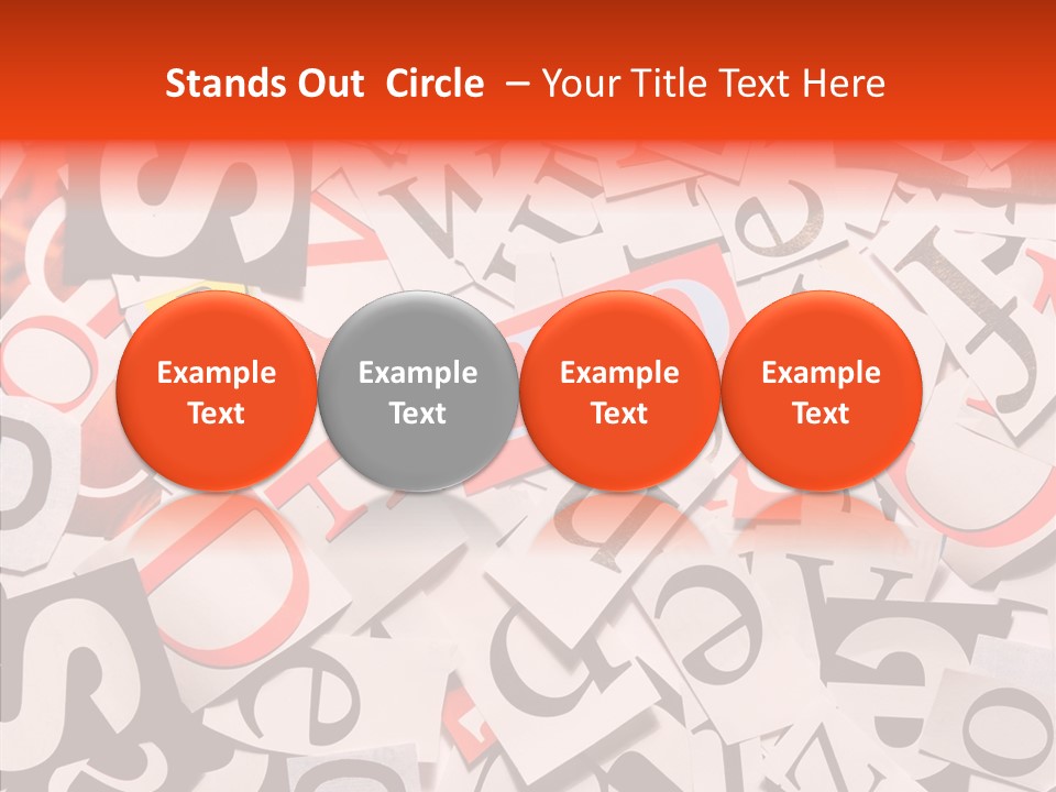 Letters Conditions Cataloger PowerPoint Template