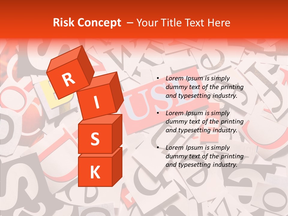 Letters Conditions Cataloger PowerPoint Template