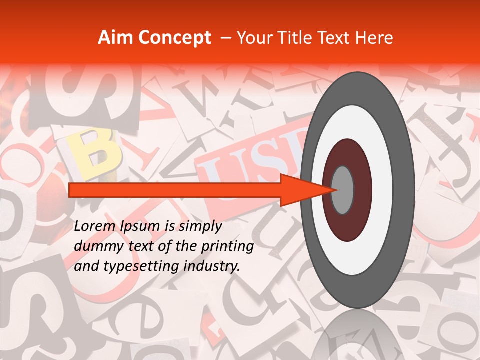 Letters Conditions Cataloger PowerPoint Template
