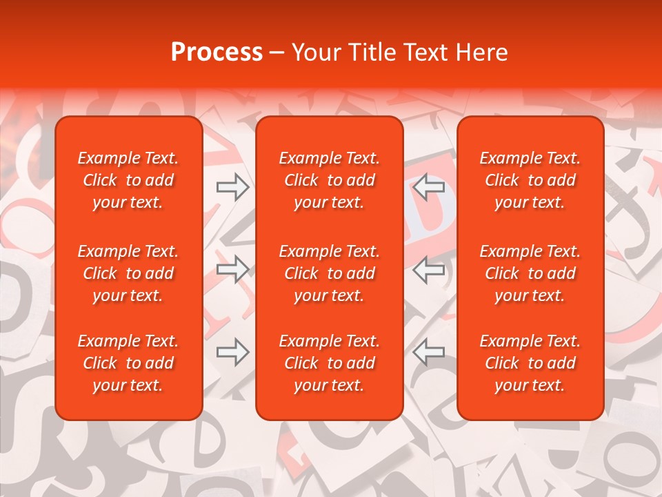 Letters Conditions Cataloger PowerPoint Template