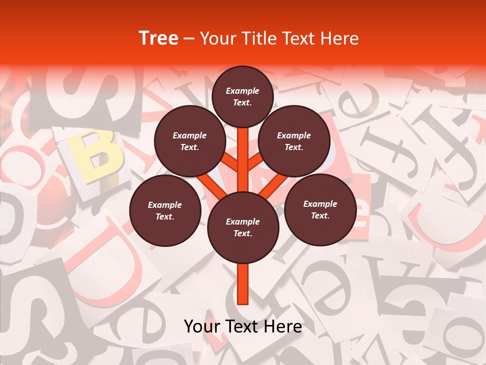 Letters Conditions Cataloger PowerPoint Template