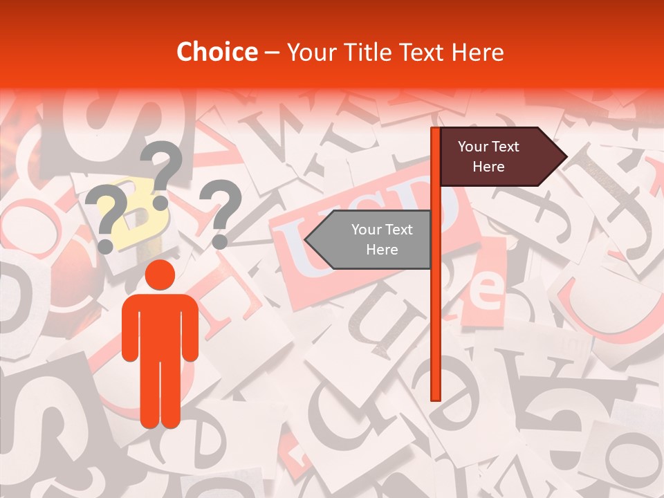 Letters Conditions Cataloger PowerPoint Template