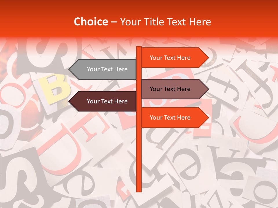 Letters Conditions Cataloger PowerPoint Template