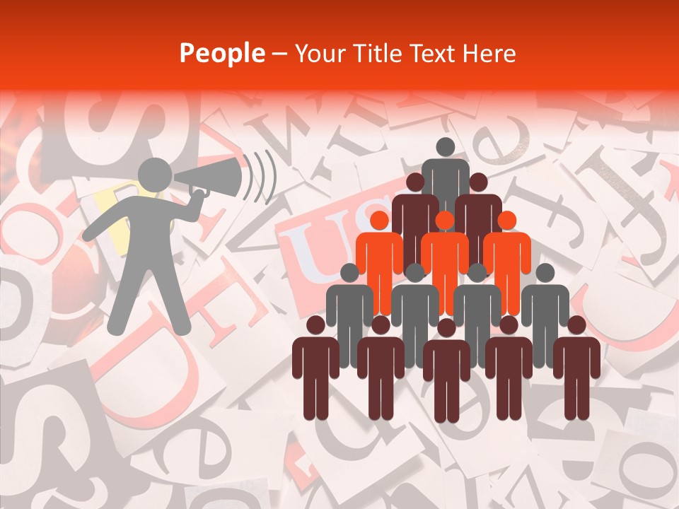 Letters Conditions Cataloger PowerPoint Template