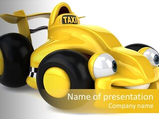 Driving Metal Prix PowerPoint Template