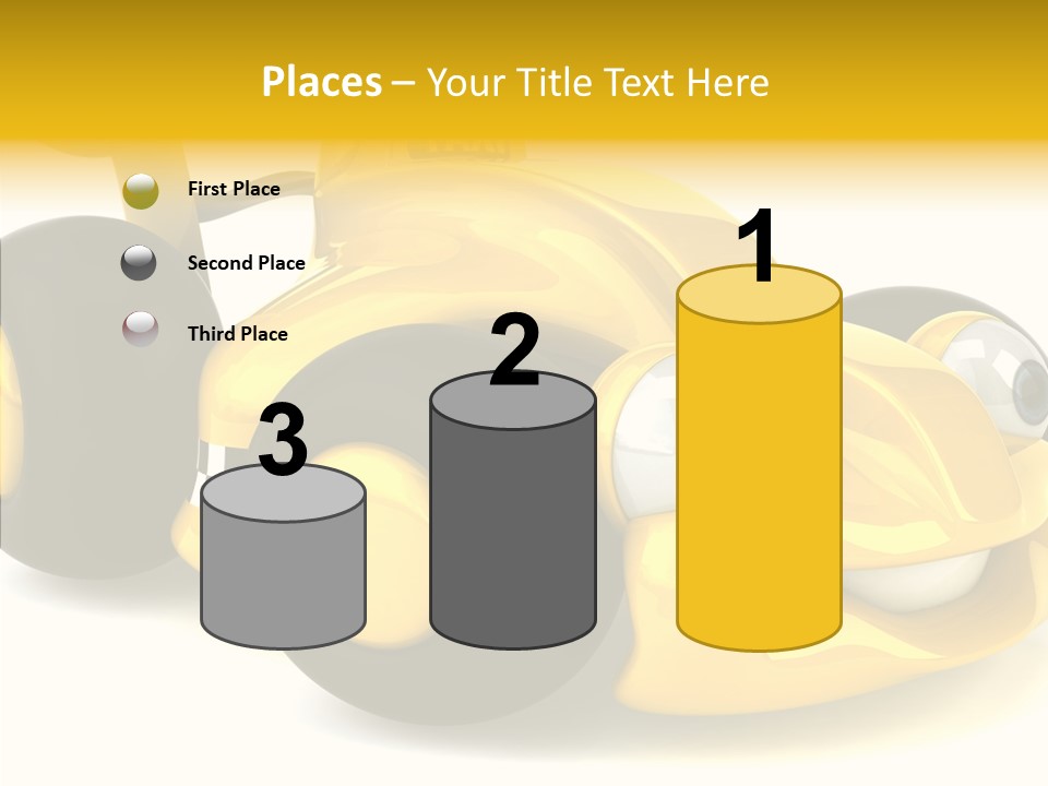 Driving Metal Prix PowerPoint Template
