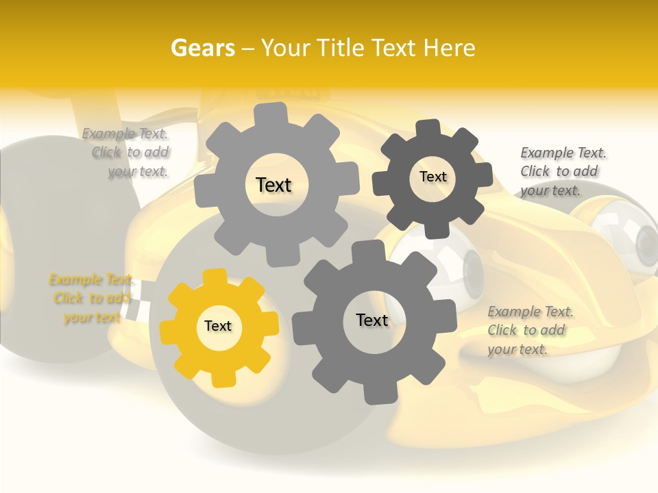 Driving Metal Prix PowerPoint Template