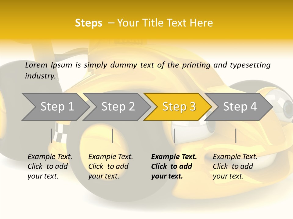 Driving Metal Prix PowerPoint Template