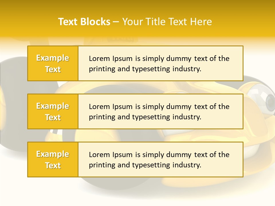 Driving Metal Prix PowerPoint Template