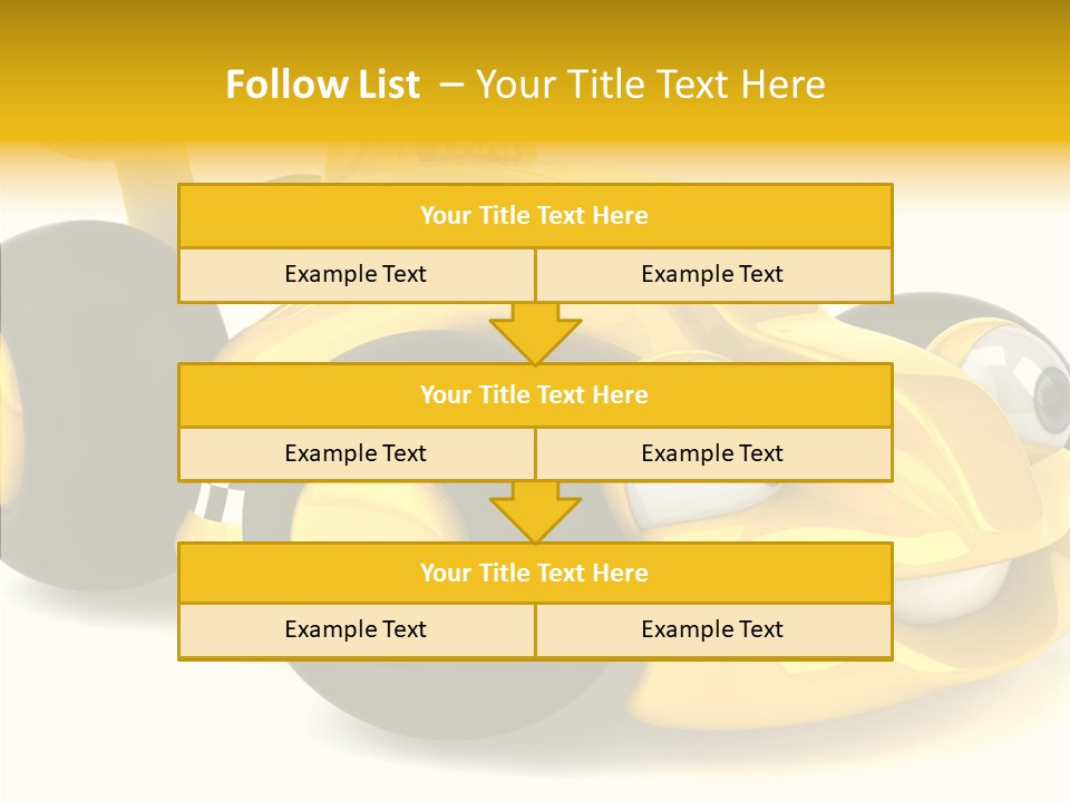 Driving Metal Prix PowerPoint Template
