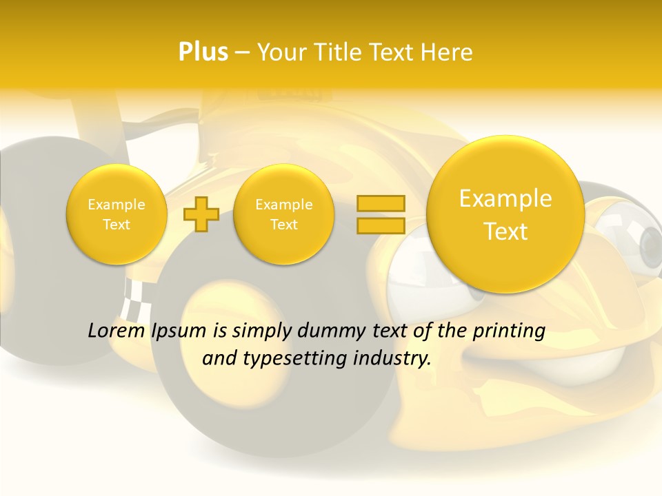 Driving Metal Prix PowerPoint Template
