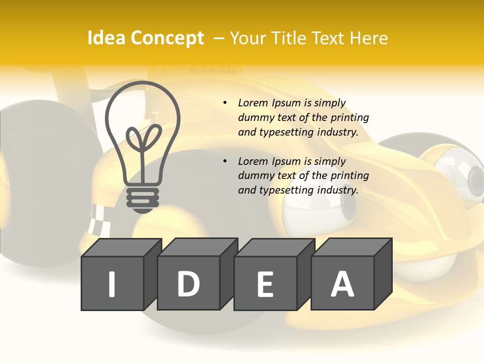 Driving Metal Prix PowerPoint Template