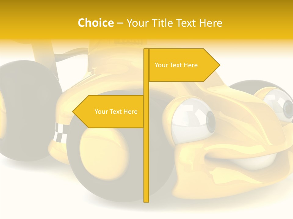 Driving Metal Prix PowerPoint Template