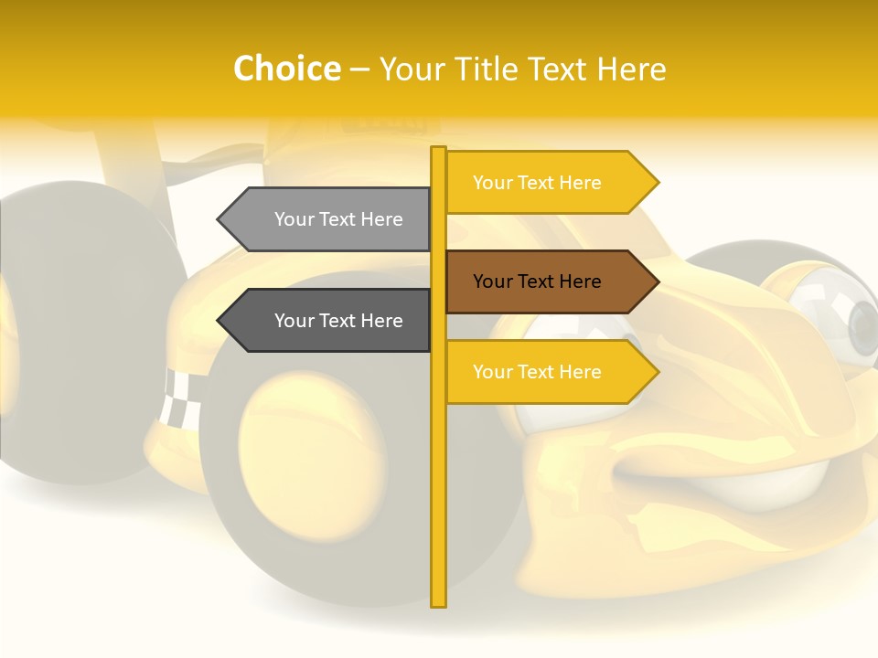 Driving Metal Prix PowerPoint Template