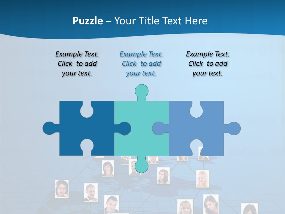 Online Support Diagram PowerPoint Template