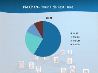 Online Support Diagram PowerPoint Template