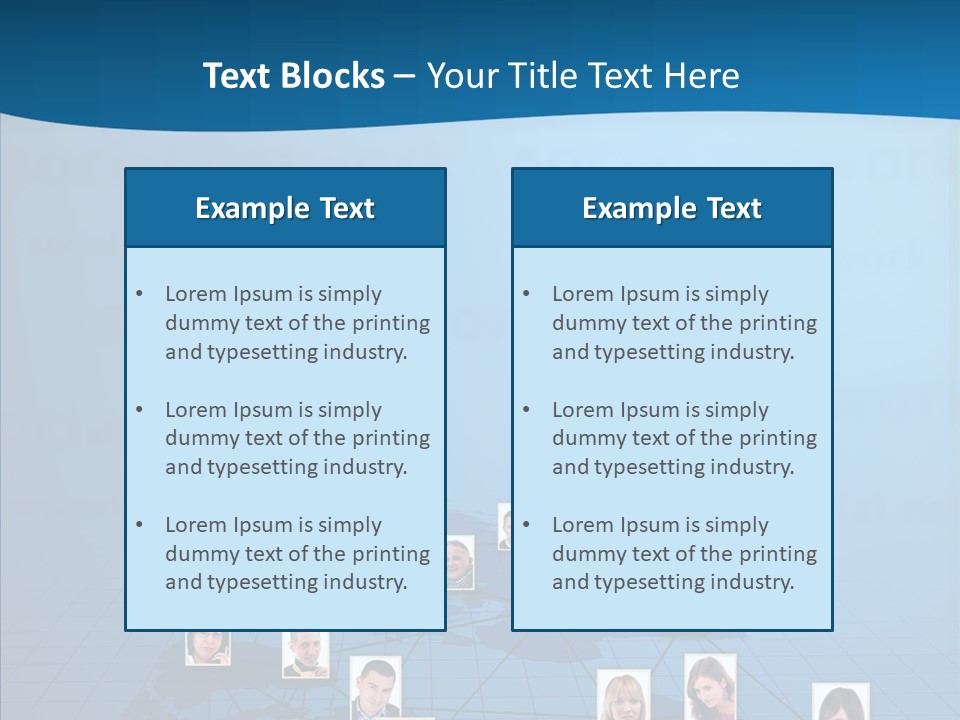 Online Support Diagram PowerPoint Template